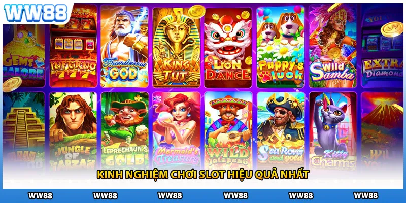 Kinh nghiệm chơi slot hiệu quả nhất