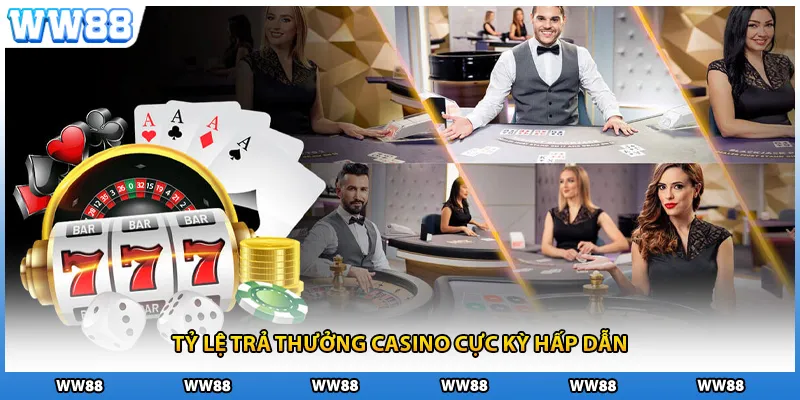 Tỷ lệ trả thưởng casino cực kỳ hấp dẫn